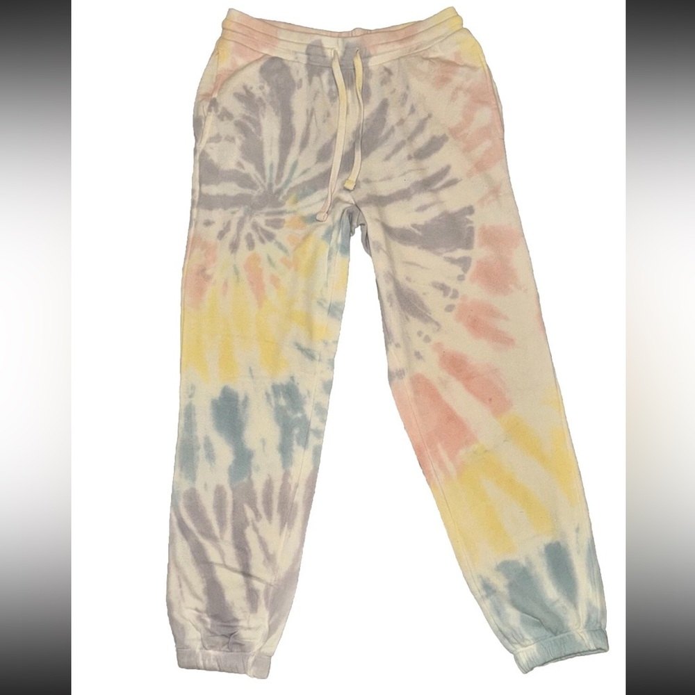Alternative Womens Sweatpants joggers Sz Medium pastel‎ Tie Dye